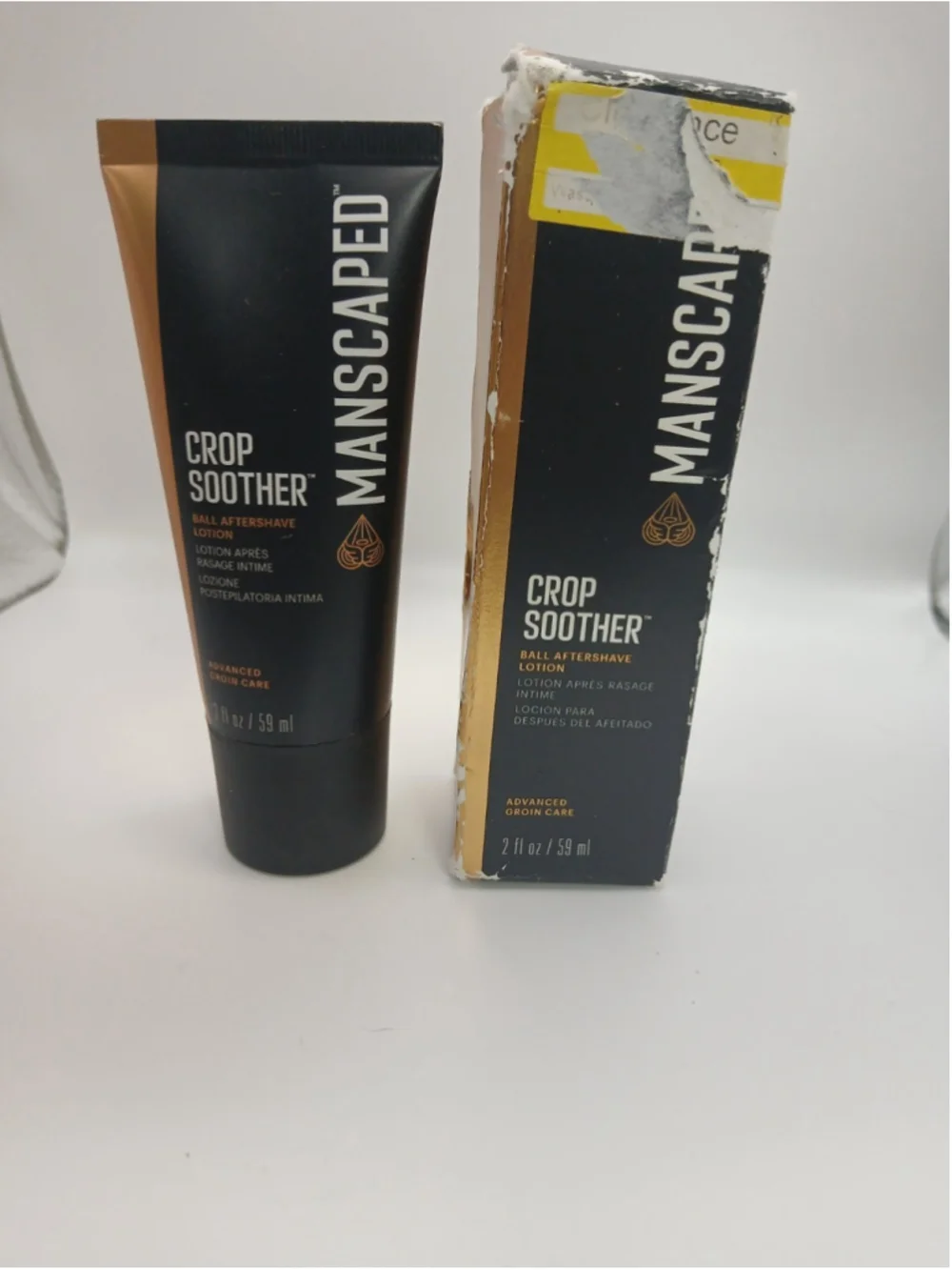Lot Of 2 Manscaped Crop Smoother Ball Aftershave Lotion 2 fl Oz Each. Brand New.
